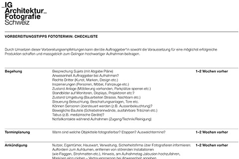 IG Architekturfotografie – Vorbereitungstipps Fototermin