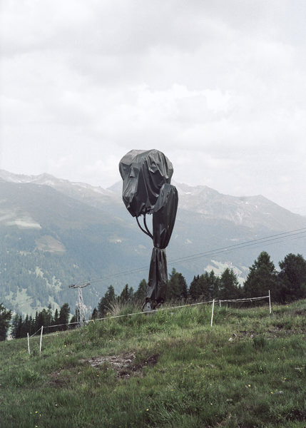 Sommerliche Schneemaschine, Davos, 2019